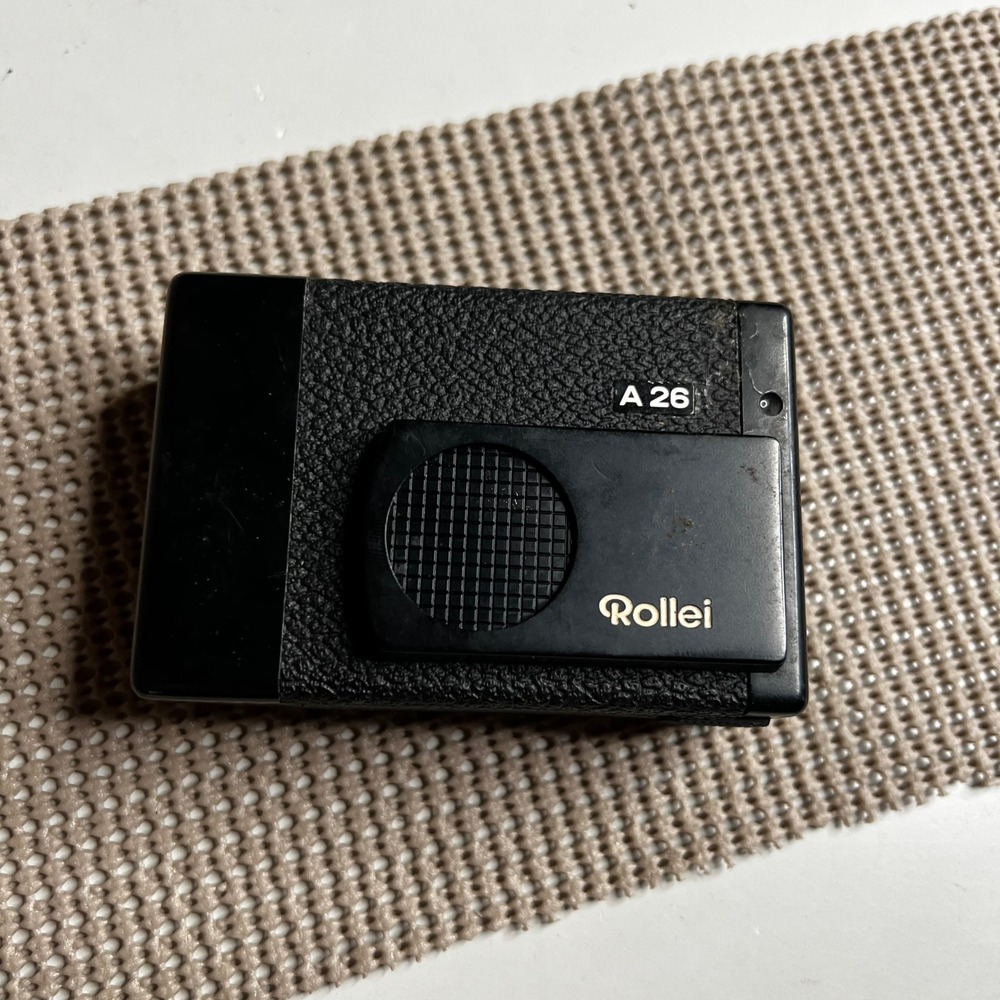 Rollei A26 Vintage Compact 126 Film Camera Black Singapore For Parts Repair